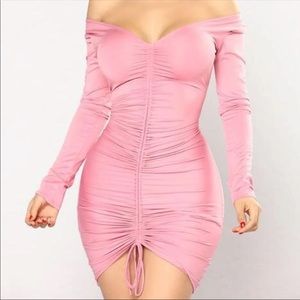 Fashion Nova Ruched Dress